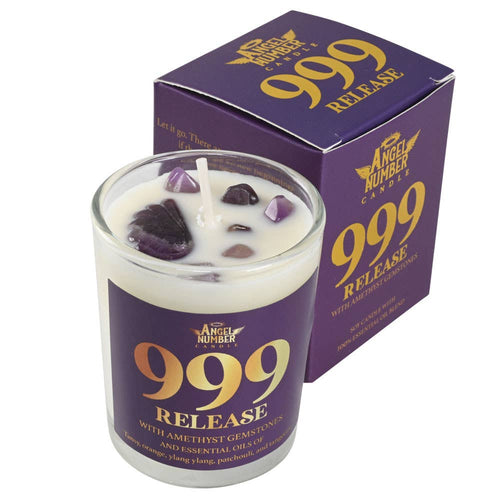 ANGEL NUMBER CANDLES: #999 - RELEASE